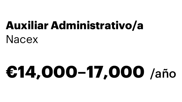 Auxiliar Administrativo/a