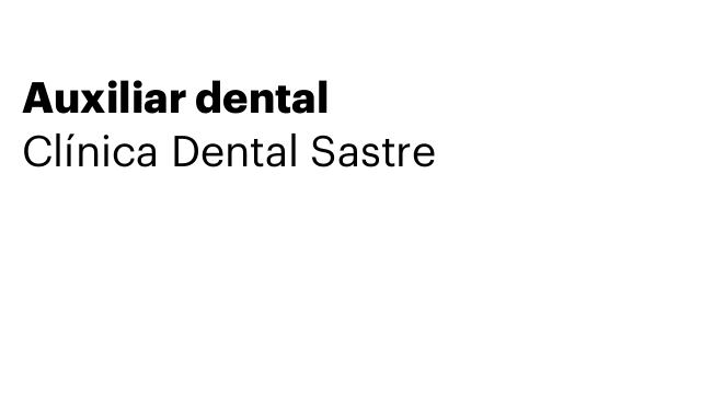 Auxiliar dental