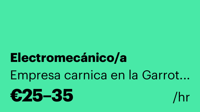 Electromecánico/a