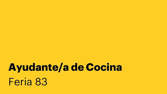 Ayudante/a de Cocina