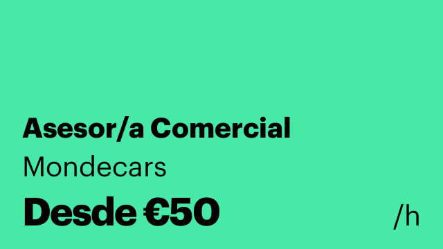 Asesor/a Comercial