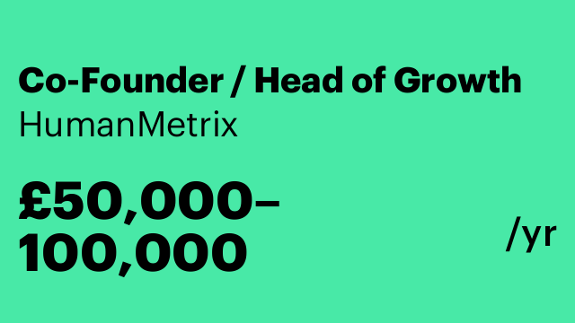 Co-Founder / Head of Growth
