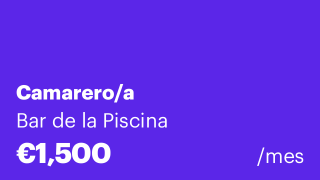 Camarero/a