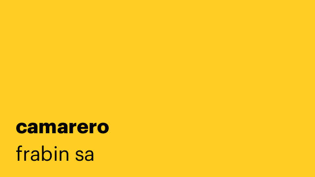 camarero