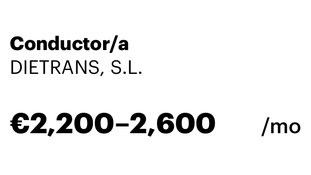 Conductor/a