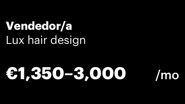 Vendedor/a