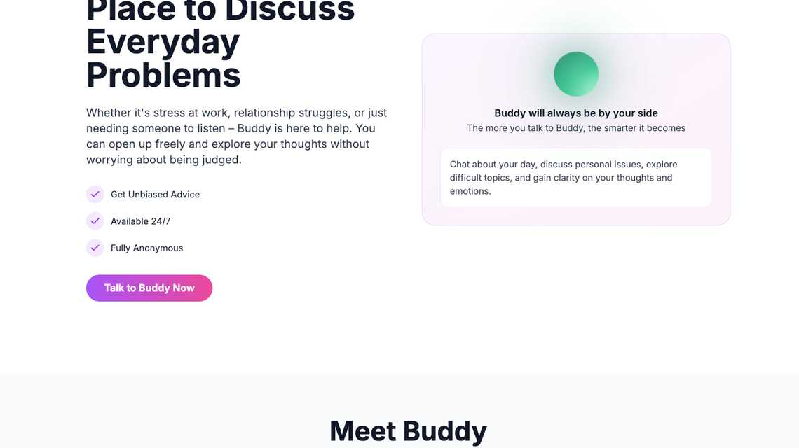 Buddy - AI Therapist cover image