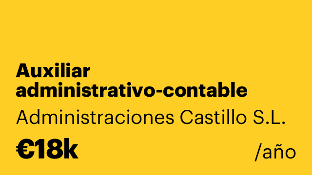 Auxiliar administrativo-contable
