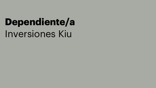 Dependiente/a