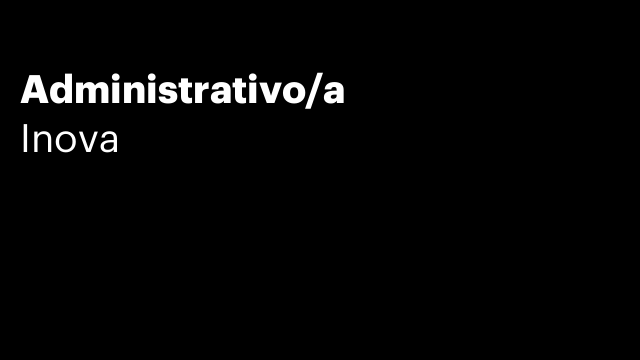 Administrativo/a