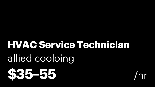 HVAC Service Technician