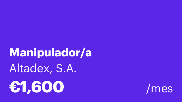 Manipulador/a