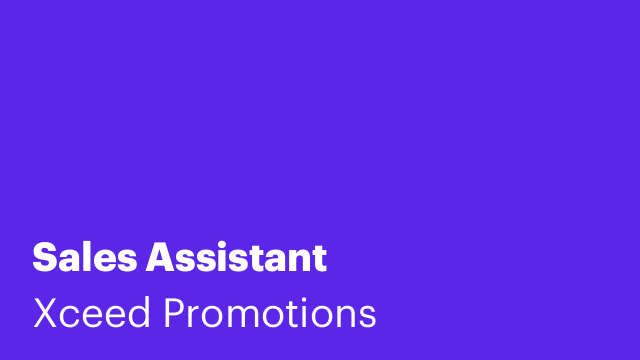 Sales Assistant