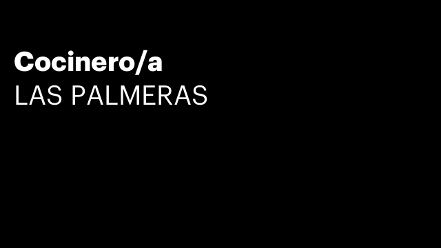 Cocinero/a