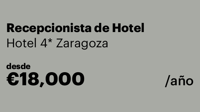 Recepcionista de Hotel