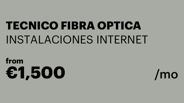 TECNICO FIBRA OPTICA