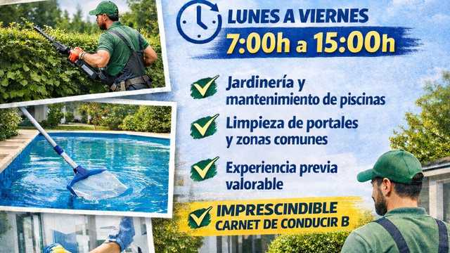 Técnico/a de Mantenimiento y Limpieza