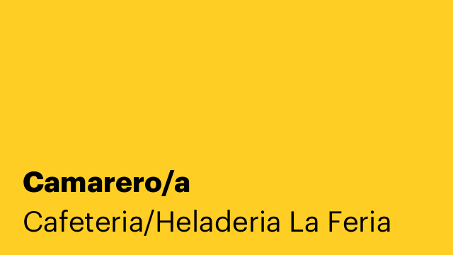 Camarero/a