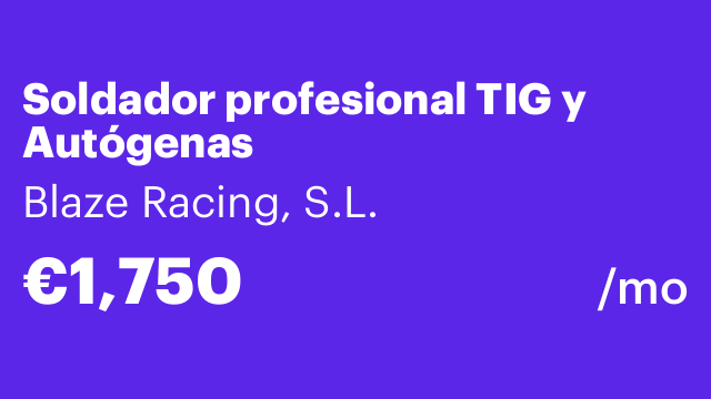 Soldador profesional TIG y Autógenas