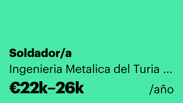 Soldador/a
