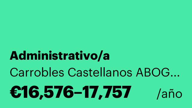 Administrativo/a