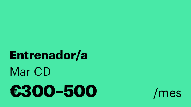 Entrenador/a