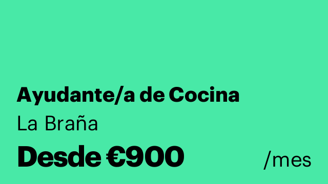 Ayudante/a de Cocina