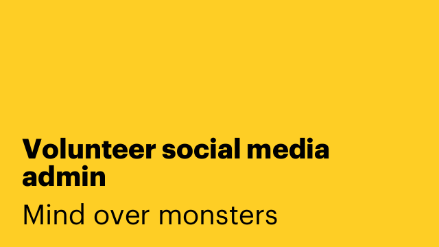 Volunteer social media admin