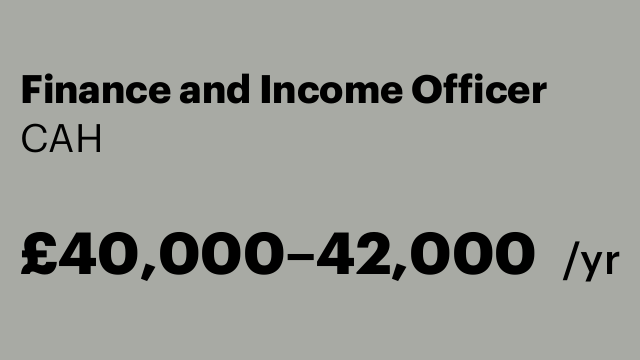 Finance and Income Officer