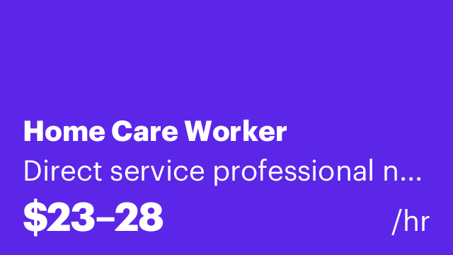 Home Care Worker