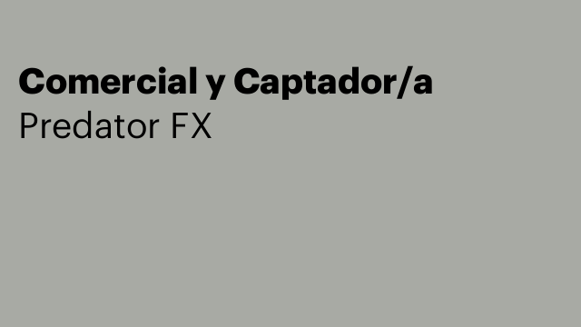 Comercial y Captador/a