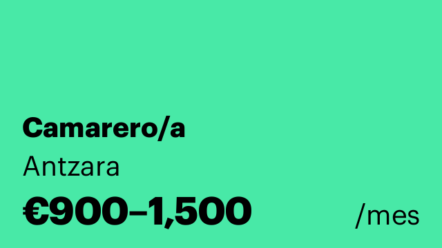 Camarero/a