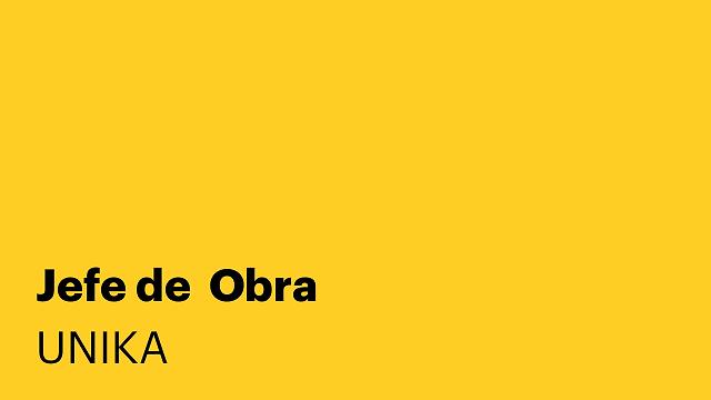 Jefe de  Obra