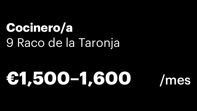 Cocinero/a
