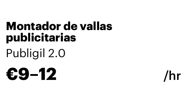 Montador de vallas publicitarias