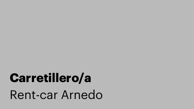 Carretillero/a