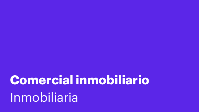 Comercial inmobiliario