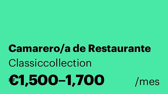 Camarero/a de Restaurante
