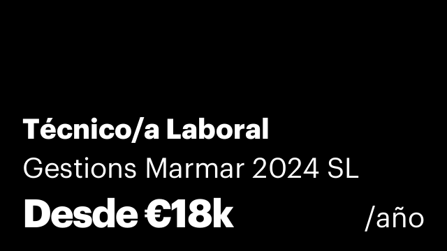 Técnico/a Laboral