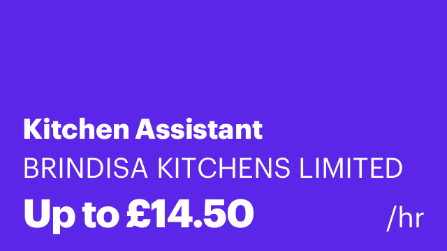 Kitchen Assistant