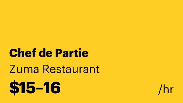 Chef de Partie
