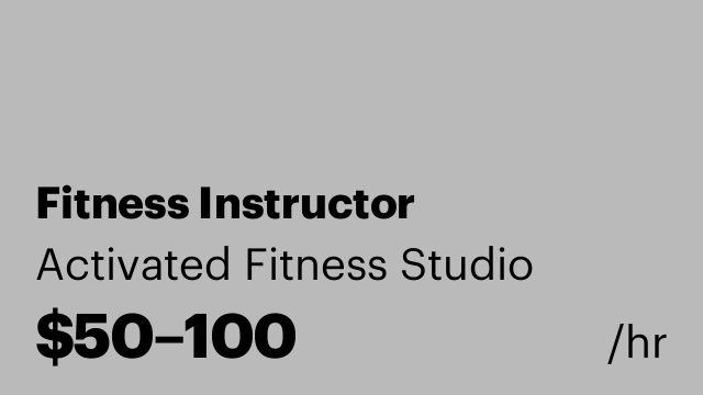Fitness Instructor