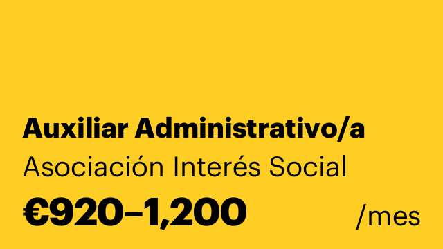 Auxiliar Administrativo/a