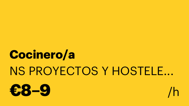 Cocinero/a