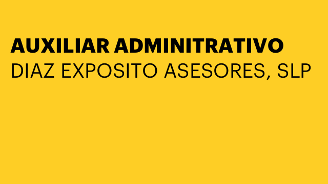 AUXILIAR ADMINITRATIVO