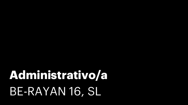 Administrativo/a