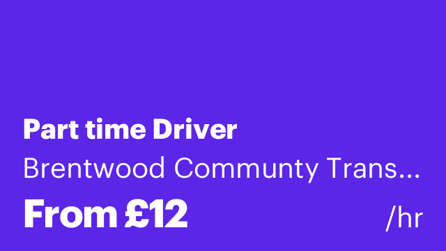 Part time Driver