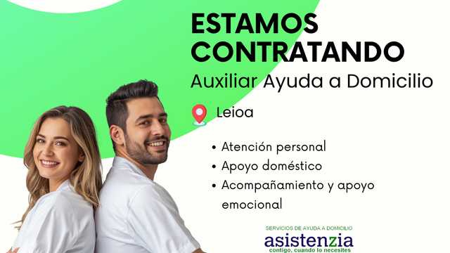 Auxiliar ayuda a domicilio - Leioa