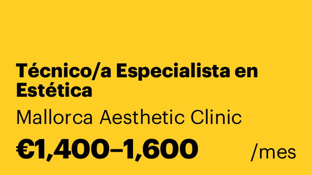 Técnico/a Especialista en Estética