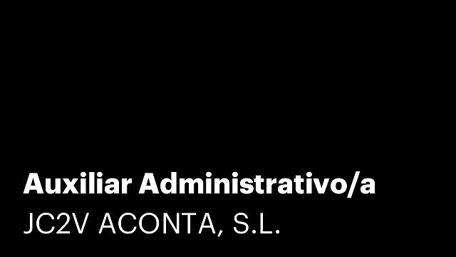 Auxiliar Administrativo/a